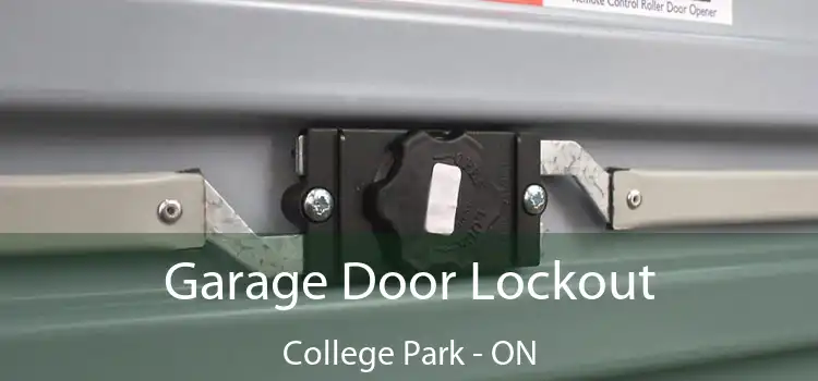 Garage Door Lockout College Park - ON