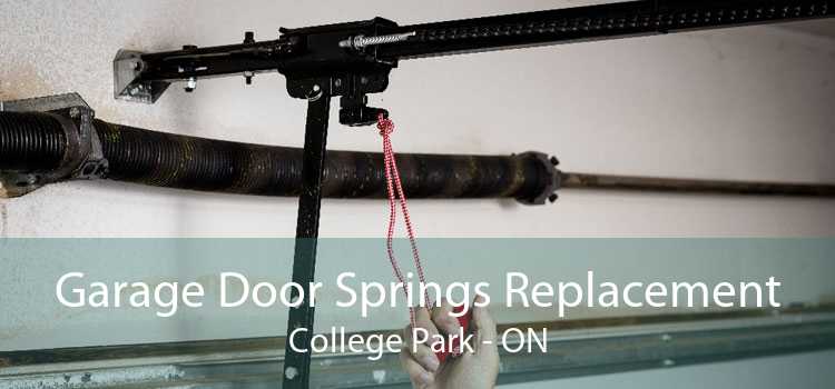 Garage Door Springs Replacement College Park - ON
