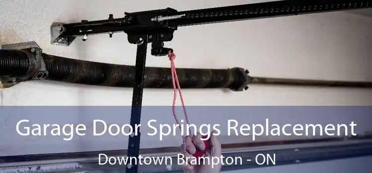 Garage Door Springs Replacement Downtown Brampton - ON