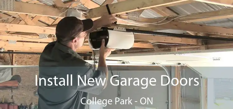Install New Garage Doors College Park - ON