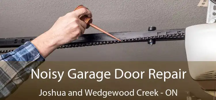 Noisy Garage Door Repair Joshua and Wedgewood Creek - ON