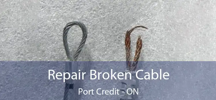 Repair Broken Cable Port Credit - ON
