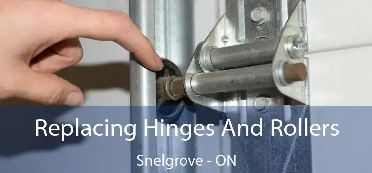  Replacing Hinges And Rollers Snelgrove - ON